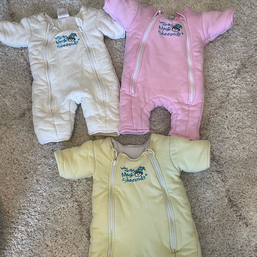 3 Baby merlin magic sleepsuit
